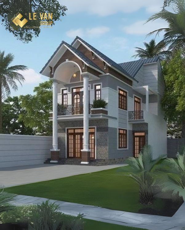Điểm danh những mẫu mặt tiền nhà phố đẹp 4m 2 tầng phổ biến hiện nay