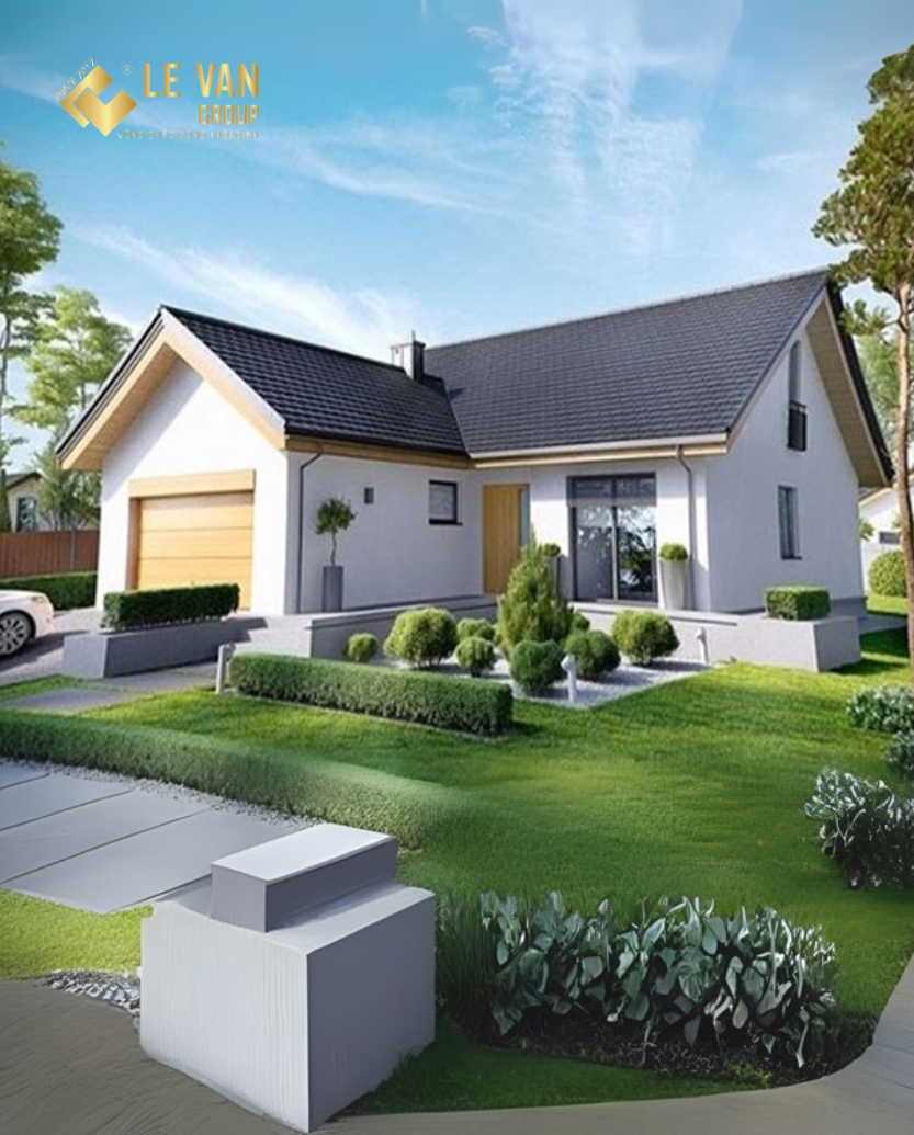 Mẫu thiết kế nhà cấp 4 chữ L 4 phòng ngủ đẹp nhất hiện nay