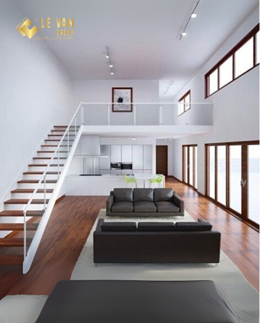 Mẫu thiết kế nhà cấp 4 có gác lửng 6x20m được yêu thích nhất