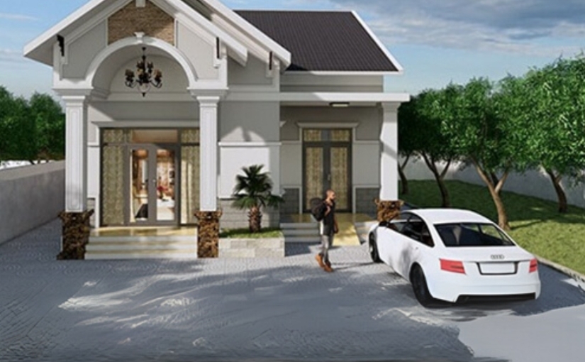 Mẫu thiết kế nhà cấp 4 có gác lửng 5x20m đang dẫn đầu xu hướng