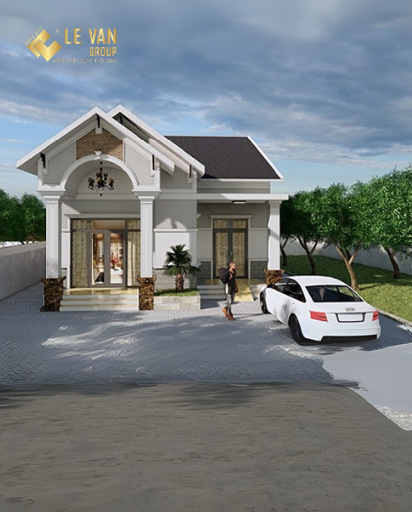 Mẫu thiết kế nhà cấp 4 có gác lửng 5x20m đang dẫn đầu xu hướng