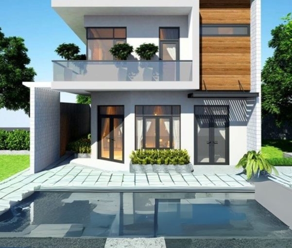 Mẫu thiết kế nhà mặt tiền 8m 2 tầng được ưu chuộng nhất 2024