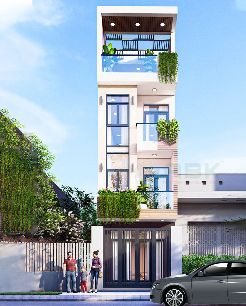 Mẫu nhà phố 4 tầng thoáng đãng, mát mẻ và là lựa chọn tối ưu dành cho gia chủ