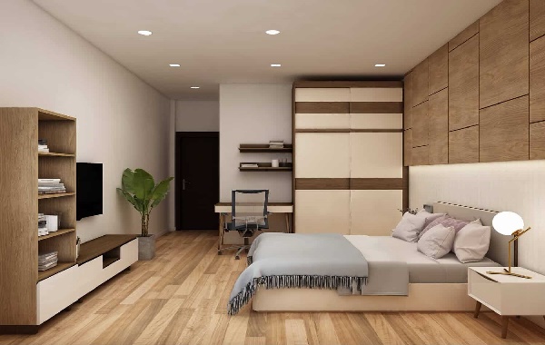 Những thiết kế phòng ngủ cho nhà ống 3 tầng 4 phòng ngủ sang trọng, hiện đại 