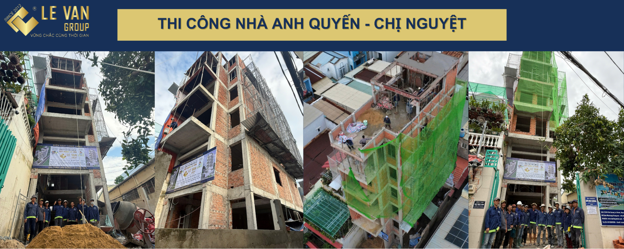 Thi công xây tô mặt tiền 1