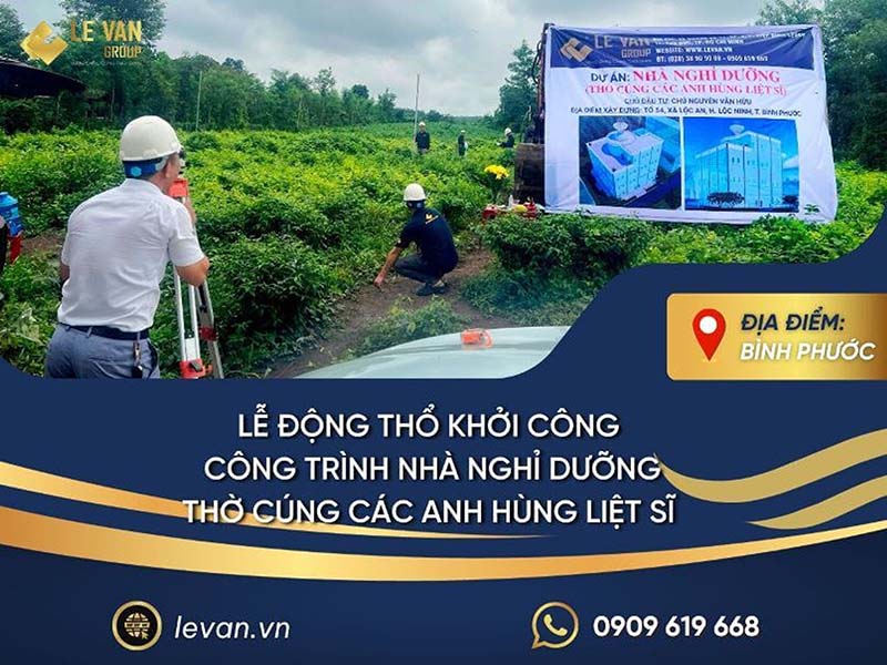 Tiến độ thi công trình tại Bình Phước