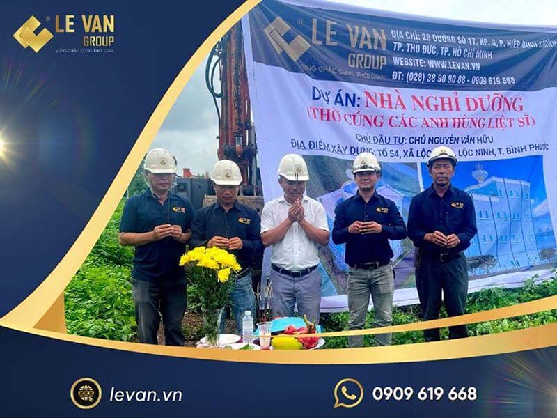 Lễ Khởi Công Nhà Nghỉ Dưỡng Tại Bình Phước