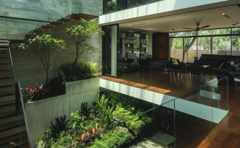 30+ Mẫu thiết kế giếng trời cho nhà phố HOT nhất năm 2026