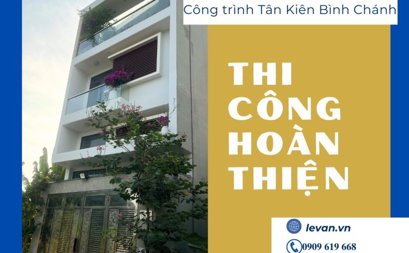 CÔNG TRÌNH NHÀ PHỐ HIỆN ĐẠI ANH BÌNH – BÌNH CHÁNH