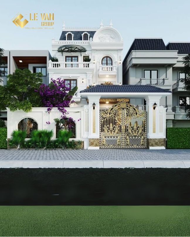 50+ mẫu thiết kế nhà tân cổ điển 3 tầng với kiến trúc độc đáo
