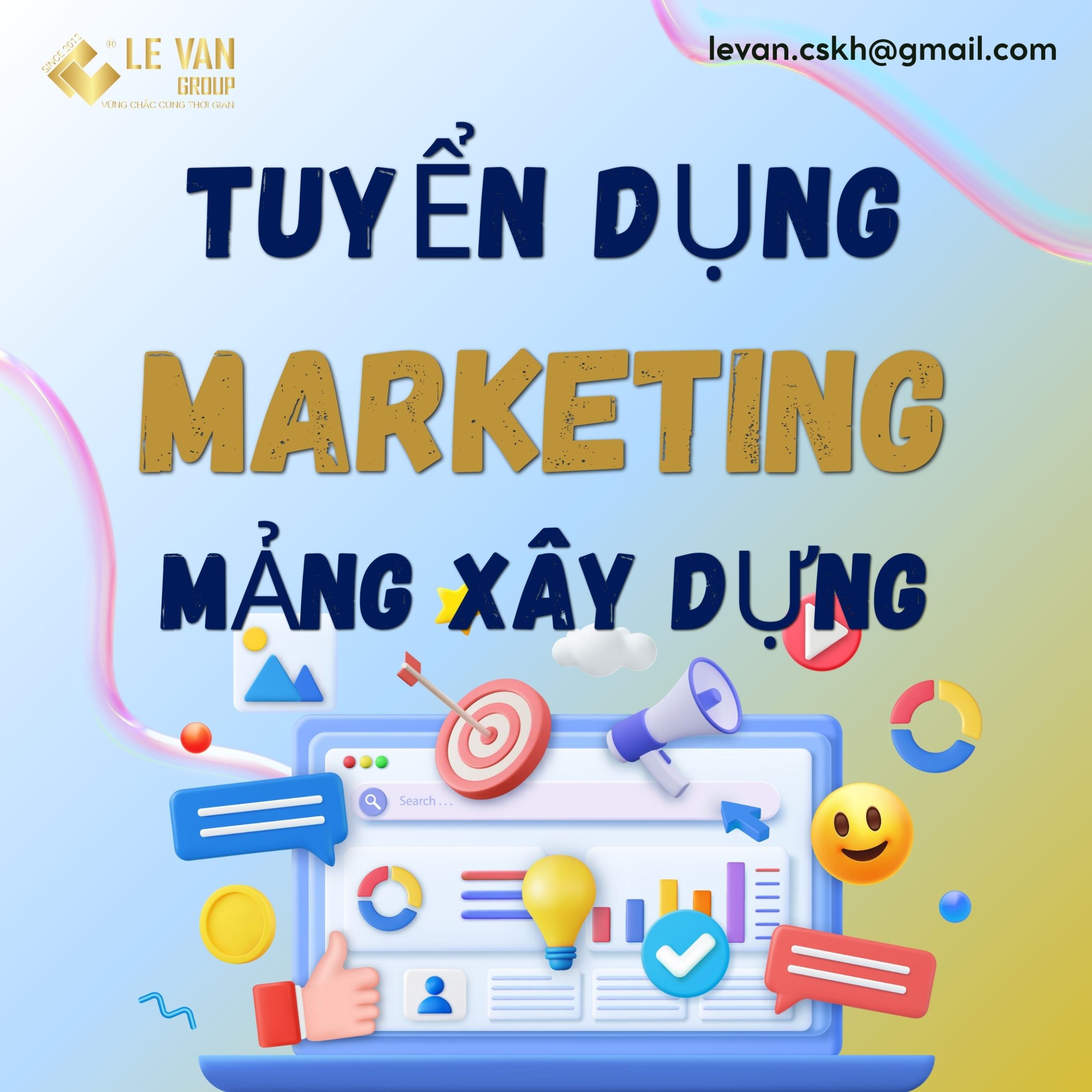 Tuyển dụng Maketing mảng Xây dựng