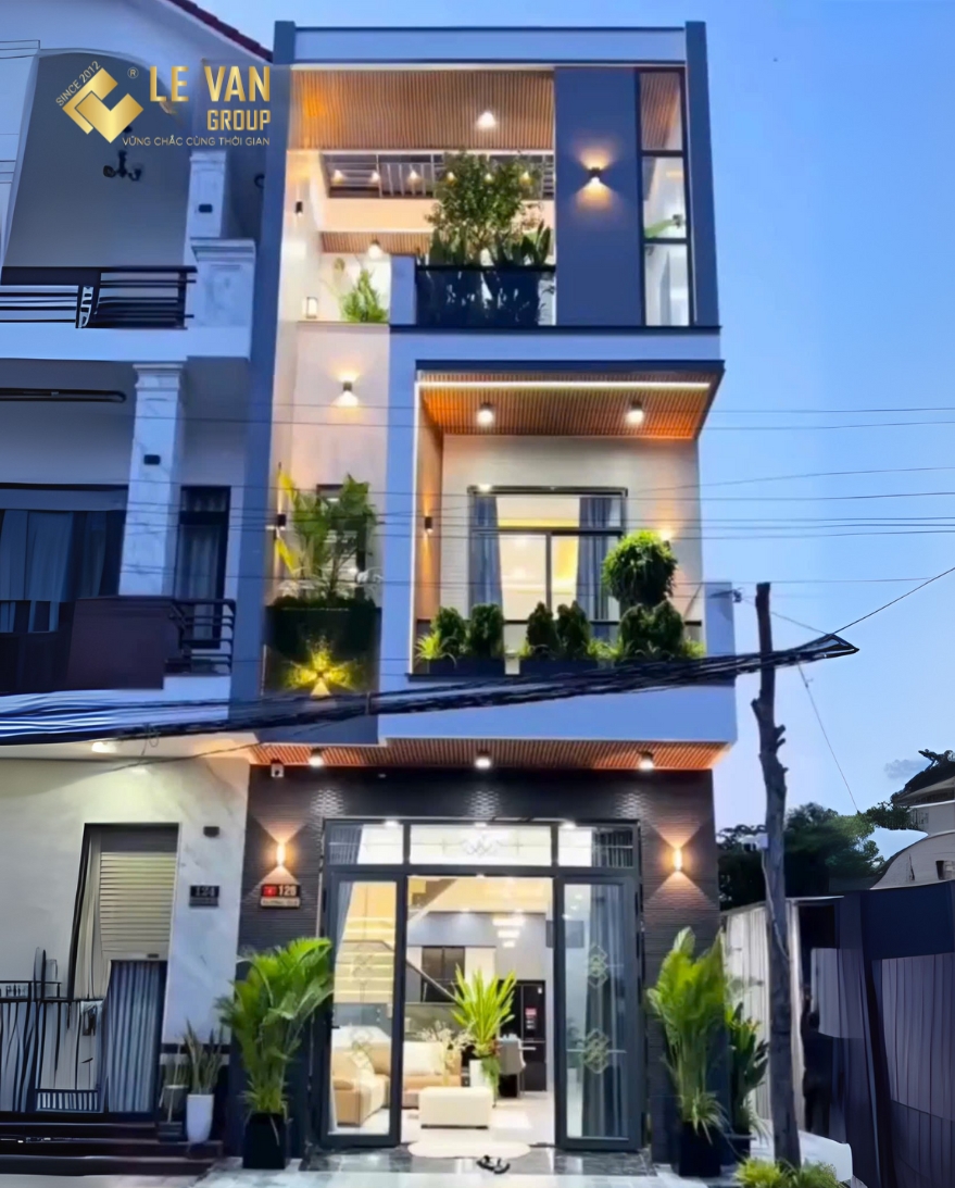 Mẫu nhà phố hiện đại 5M x 16M 