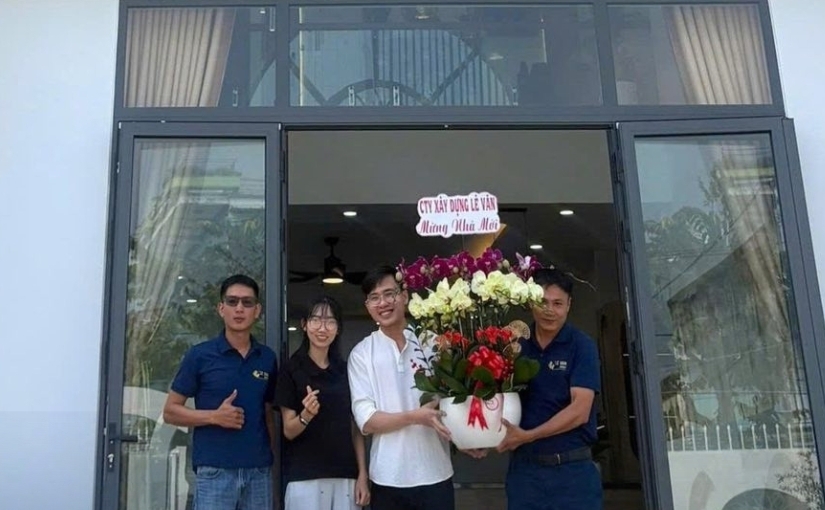 BÀN GIAO NHÀ PHỐ CHO GIA ĐÌNH ANH KHA TẠI CẦN GIUỘC – TÂY NINH (LONG AN CŨ)