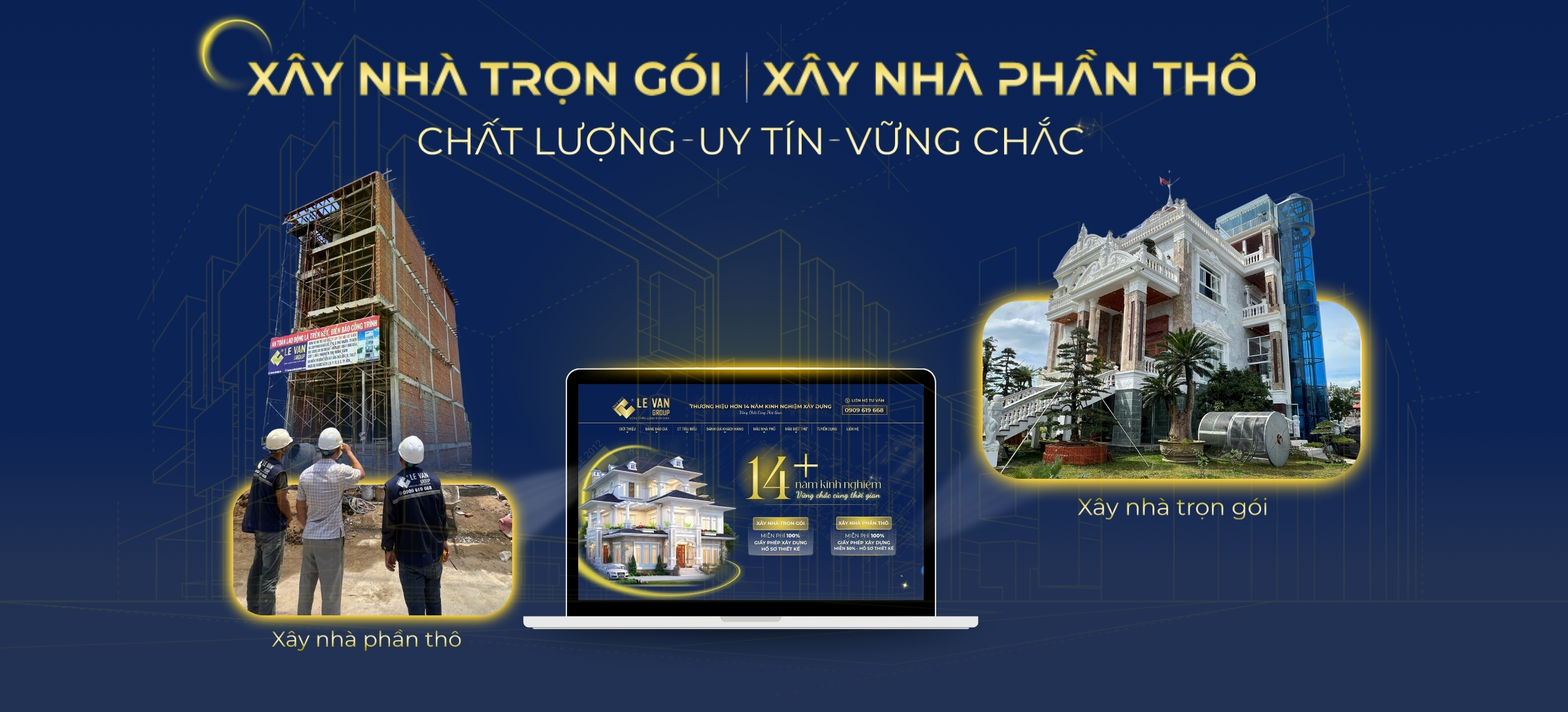 Banner Xay dung Le Van Group