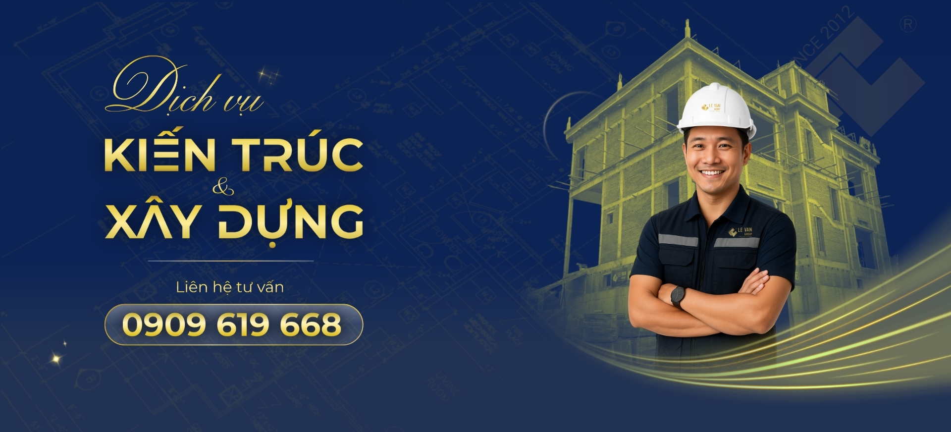 Banner Xay dung Le Van Group