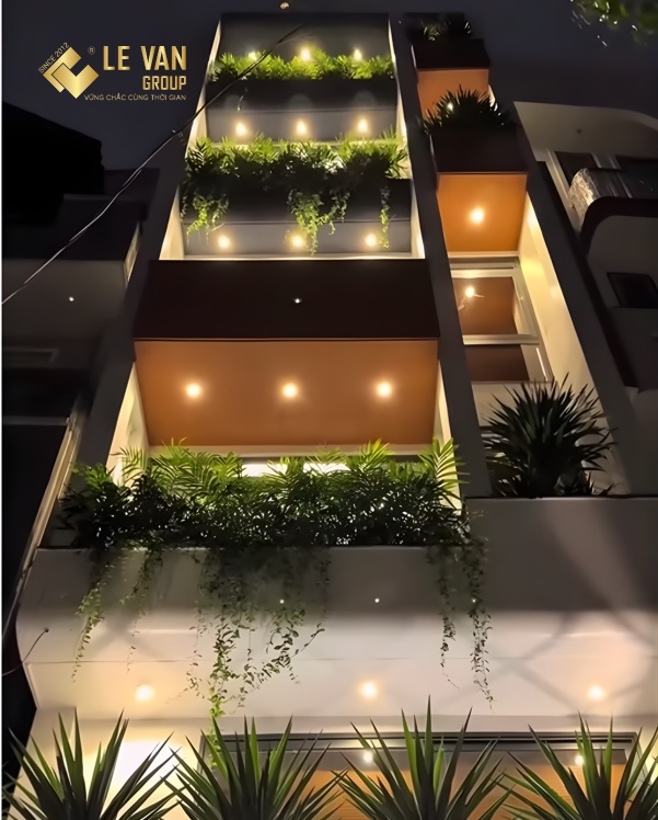 MẪU NHÀ PHỐ HIỆN ĐẠI 4.5 TẦNG (4.2M x 13M) – XÂY DỰNG TRỌN GÓI