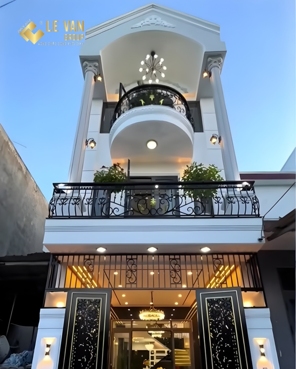 MẪU NHÀ MÁI THÁI TÂN CỔ ĐIỂN 3 TẦNG VỚI DIỆN TÍCH 4.5 X 16M