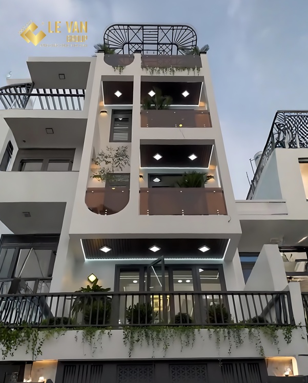 MẪU NHÀ PHỐ HIỆN ĐẠI 4,5 TẦNG (4M x 19M)