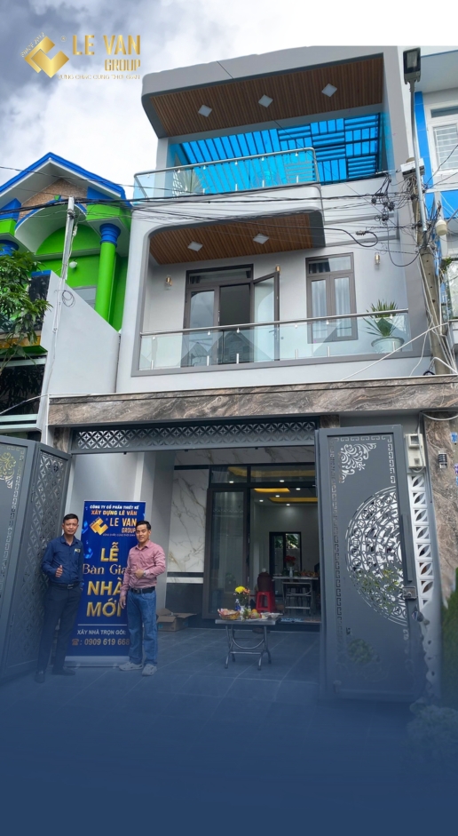 BÀN GIAO NHÀ PHỐ HIỆN ĐẠI CHO CHỊ BÌNH TẠI Q. 8 – TP. HCM