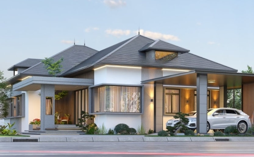 MẪU BIỆT THỰ 1 TẦNG HIỆN ĐẠI – SỐNG TỐI GIẢN, TẬN HƯỞNG TỐI ĐA